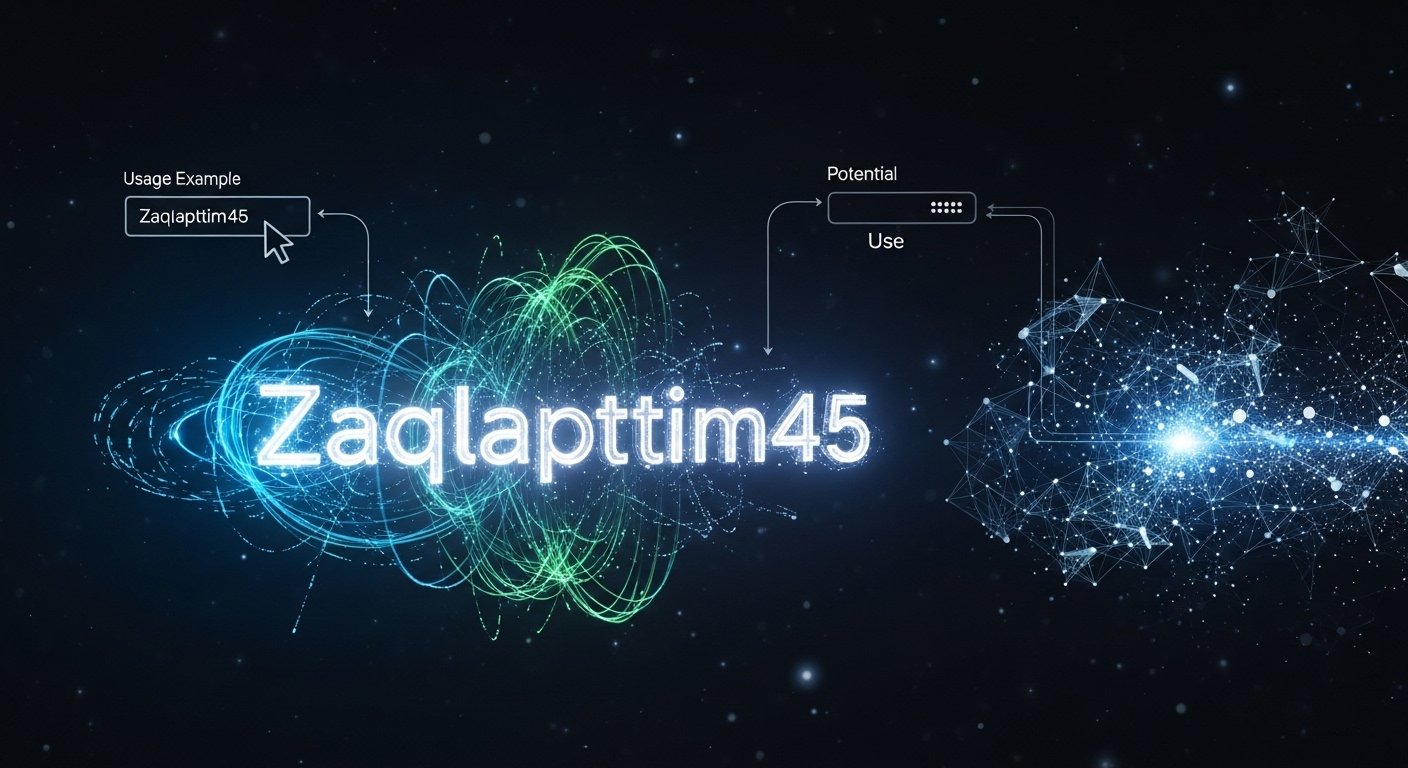 zaqlapttim45: A Deep Dive Into Its Meaning, Use, and Potential